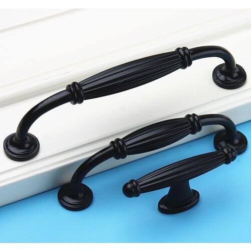 Single Hole/96mm/128mm Furniture Cabinet Knobs and Handles Kitchen Handles Drawer Knobs Cabinet Pulls Cupboard Handles Knobs