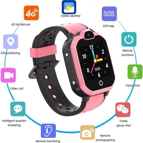 Smartwatch 2021 LT05 Kids watches GPS tracker Children Waterproof Video Call Remote listening LBS WIFI positioning kids child
