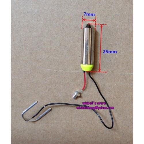 Brand new 7*25mm water-proof vibrating motor 1.5V-3.7V coreless motor bullet shape micro DC motor