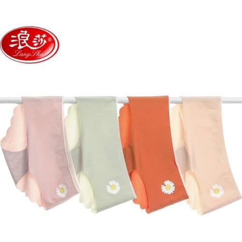 LANGSHA 4Pcs/lot Panties Women Seamless Nylon Cool Fashion Print Girls Sexy Lingerie Female Comfort Cotton Crotch Underwear L XL