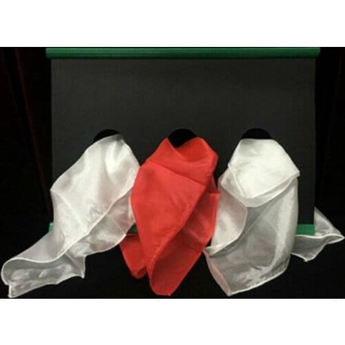 Baffling Silk Magic Tricks Stage Close Up Magia Magician Mentalism Illusion Gimmick Props Funny Silk Scarf Appear Vanish Magic