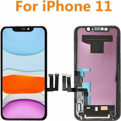 Grade AAA+++ For iPhone 11 Retina LCD Display With 3D Touch Screen Digitizer Assembly Replacement For iPhone11 Tool Kit Parts