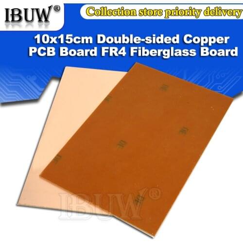 2PCS FR4 PCB 10x15cm 10*15 Single Side Copper Clad plate DIY PCB Kit Laminate Circuit Board