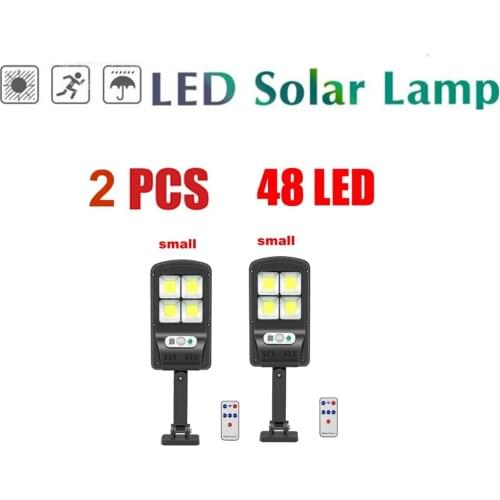 2 pcs tabular oblong 120 leds Solar Light Super Bright Adjustable Lighting Angle Outdoor Solar Garden Lamp Waterproof Lighting F