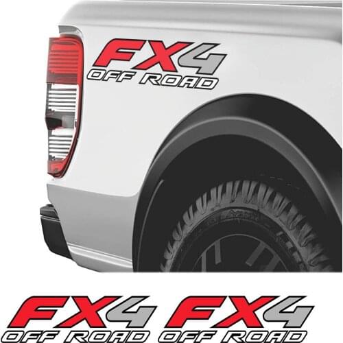 2Pcs Car Stickers Pickup Body Decor Decals For Nissan NAVARA Mitsubishi Truck FX4 Off Road Graphic Vinyl Cover Auto Accessories
