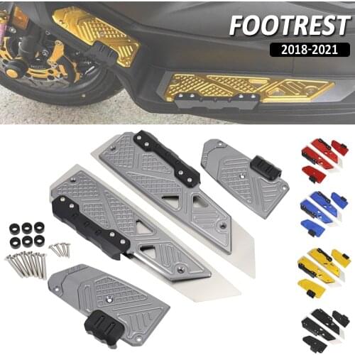 2021 FOR Forza 350 Motorcycle Front and Rear Footrest Footboard Step Foot Pegs Pedal For HONDA Forza350
