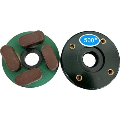 4inches 100mm Segmented Diamond Resin Polishing Plates For Granite Slabs