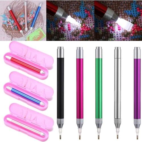 5D Resin Diamond Painting Pen Point Drill Pens Embroidery Cross Stitch Embroidery Hobby DIY Craft Nail Art Handmade Accessories