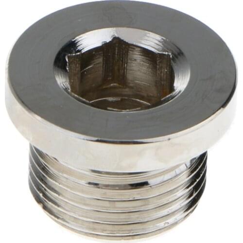 Auto Replacement M18x1.5 O2 Oxygen Sensor Stepped Hex Bolt Bung Plug M18 X 1.5 Oxygen Sensor Fittings Steel Weld Bung