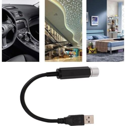 Car USB Star Beautiful Ceiling Light Starry Sky Projection Decor Lamp Roof Night