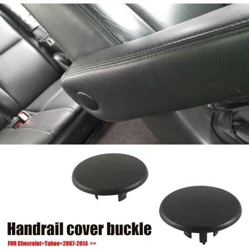 2pcs Car Rear Armrest Cover CAP Bucket Seat Handle Trim Bolt for Chevrolet Tahoe Suburban 1500 GMC Yukon XL 1500 2500 Cadillac