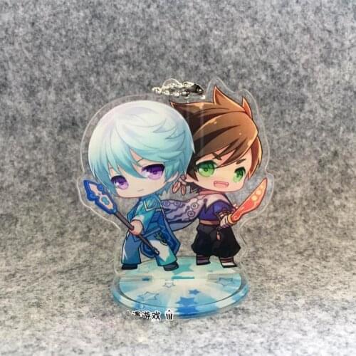 Anime Tales of Zestiria Sorey Mikleo Acrylic Stand Figure Keyring Desk Toy Halloween Cosplay Cartoon Stand Figure Christmas Gift