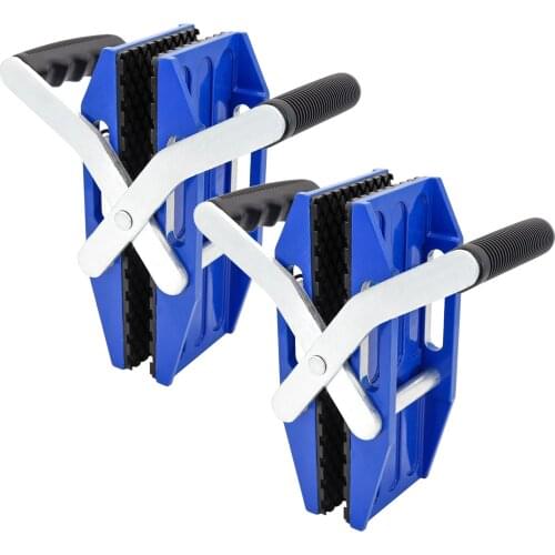 Double Handed Stone Carrying Clamps with Rubber-lined Porterage Tools for Transporting of Glass Slabs Metal Sheet Granite