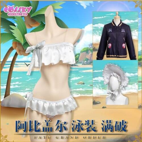Fate/Grand Order FGO Abigail Williams cos Swimsuit full of broken swimsuit coslay clothing female swimwear