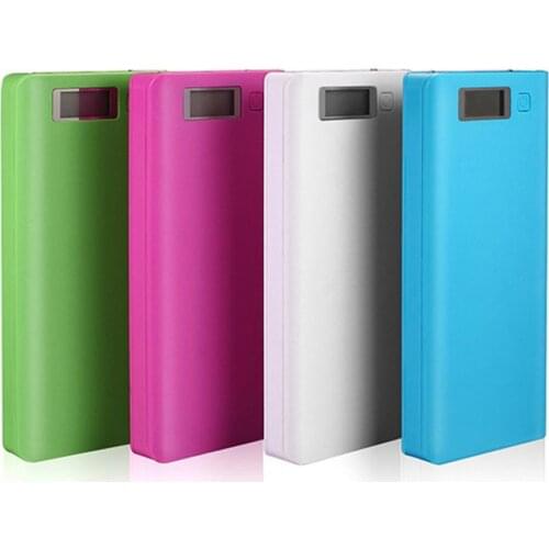 HOT SALES！！Portable LCD Screen Empty DIY 18650 Battery Case Mobile Power Bank Enclosure