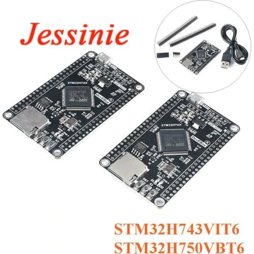 STM32H750VBT6 STM32H743VIT6 STM32H7 Development Board STM32 System Board M7 Core Board TFT Interface with USB Cable