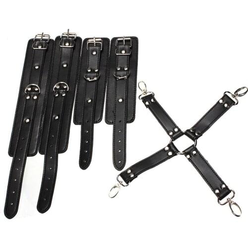 Multifunctional bondage underbed restraints: ankle cuffs handcuffs for sex, bondage restraints bdsm bondage sex toys for couples
