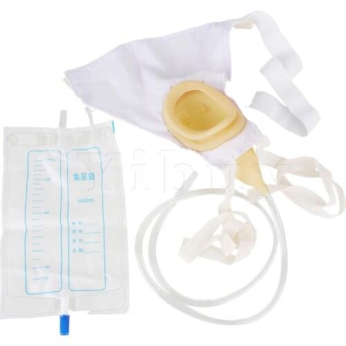1000ml Reusable Female Collection Urinal Bag Ventilate Urine Collector BT-2