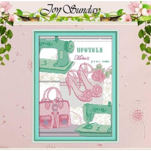 Fashion Sewing Patterns Counted Cross Stitch 11 14CT Cross Stitch Sets Wholesale cartoon Cross-stitch Kits Embroidery Needlework