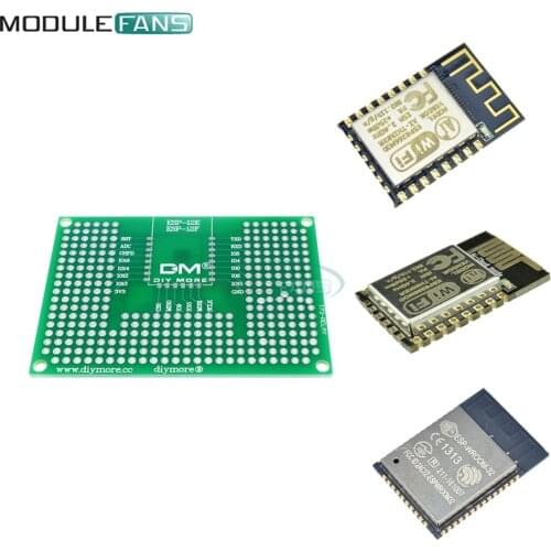 ESP8266 ESP-12F ESP-12E ESP-32 ESP32 Module 5x7CM 50x70mm Double Side Prototype PCB Board Breadboard Wireless WIFI For Arduino