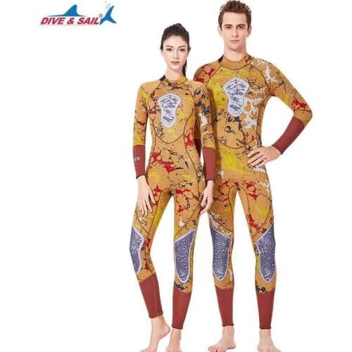 Mens 3mm Neoprene Wetsuits for Adult Mens Womens Back Zipper One Piece Dive Suits Sprint Winter Swimsuit UV Protection