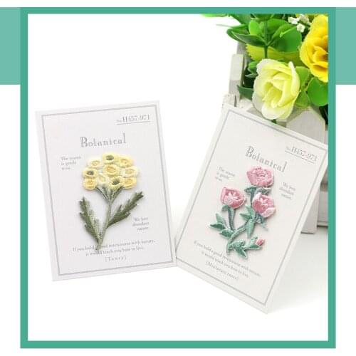 Patch trumpet fashion wild clothes embroidered stickers patch clothes hole stickers diy creative flower