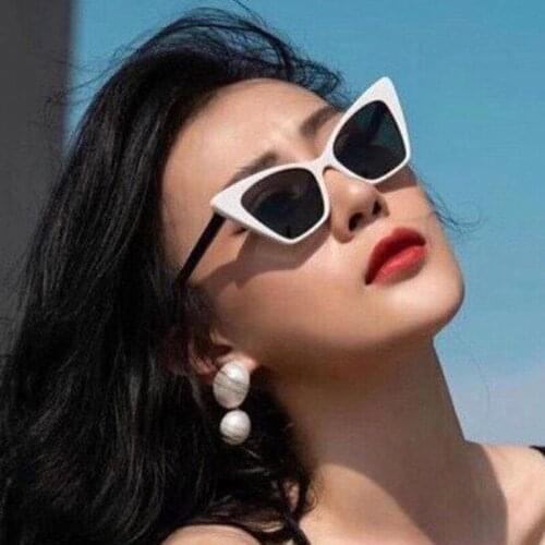 ZUIDID White Cat Eyes Womens Sunglasses Sexy 2021 New Luxury Brand Fashion Trend Eyewear Retro Sun Glasses UV400 Shade