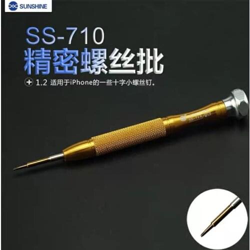 Sunshine SS-710 Stainless Steel Precision Screwdriver Multi Function phillips screwdriver Opening Tool for Iphone 8