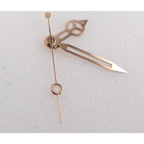 Rose Gold Color Watch Hands Parts Fit For Japan NH35 NH36 7s35 4r35 7009 Automatic Movement Watch Pointers Accessories
