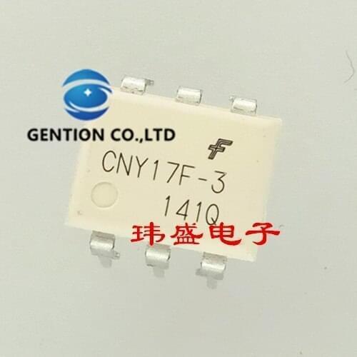 50PCS CNY17F-3 DIP-6 white light coupling cny17 in stock 100% new and original