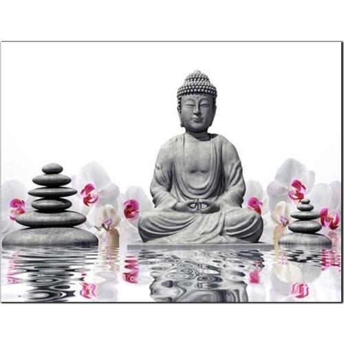5D Diy Full Diamond Painting Cartoon buddha Picture Cross Stitch Diamond Embroidery kits Mosaic Pattern Arts and Crafts