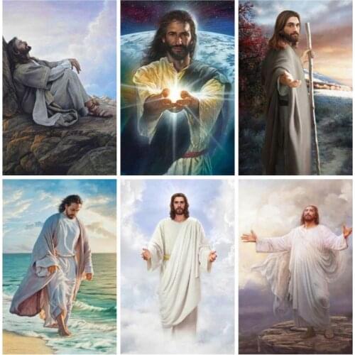 Xaviera Religious Diamond Painting New 5D Diy Rhinestone Embroidery Sale Jesus Mosaic Full Square Drill Cross Stitch Home Decor