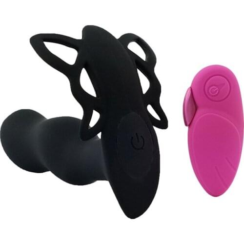 Wireless Remote Control Anal Plug Sex Toys for Adults 10 Vibrator Modes Butt Plug Unisex Sexy Stopper 18 Plus