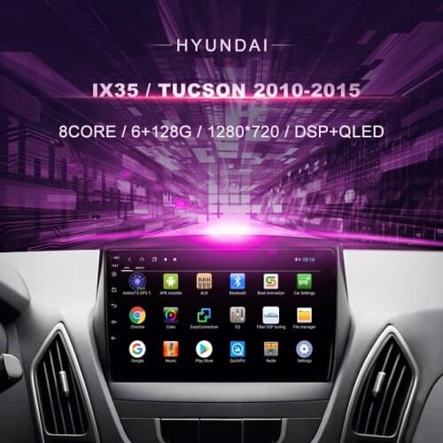 Car DVD For Hyundai IX35 / Tucson ( 2010-2015) Car Radio Multimedia Video Player Navigation GPS Android 10.0 Double Din