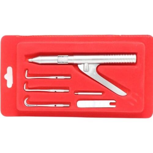 1 Set Automatic Singlehanded Crown Remover gun Stainless Steel dental laboratory equipment Dentist Tools Materials