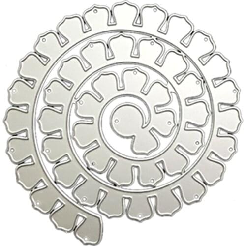 Flower Metal Cutting Dies Stencil DIY Scrapbooking Album Paper Card Template Mold Embossing Craft Photo Making