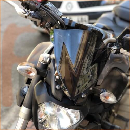 FZ-07 MT-07 Windscreen Windshield Wind Deflector For YAMAHA MT FZ 07 FZ07 2014 15 2016 2017 2018 2019 2020 MT07 Accessories Moto