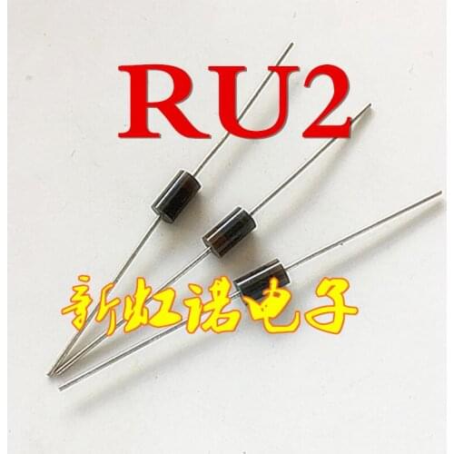 5Pcs/Lot New Original Rectifier Diode RU2 600 v. 1 a, Fast Recovery Diode Integrated circuit Triode In Stock