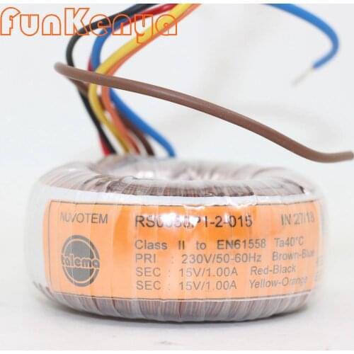 Import Talema 30VA Toroidal Transformer 30W Dual6V 9V 12V 15V 18V 25V