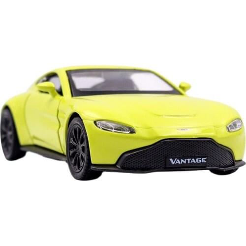 Aston Martin Vantage 1/36 Alloy Vehicle Diecast Pull Back Car Goods Model Toys for Adults Collection Office Home Decoration
