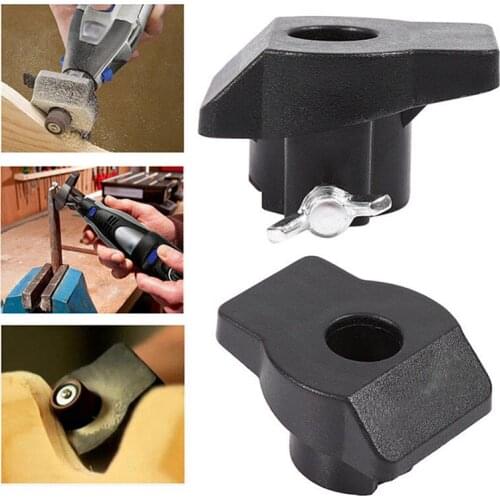 2pc Sanding Grinding Guide Attachment Rotary Tool Accessories for Dremel Mini Drill for Woodworking DIY tool