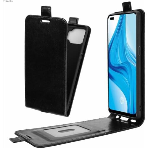 Business Style Pu leather phone case for OPPO F17 Pro (Foreign) / A93 Magnetic button flip Cover Card Slots Protective Bag Case