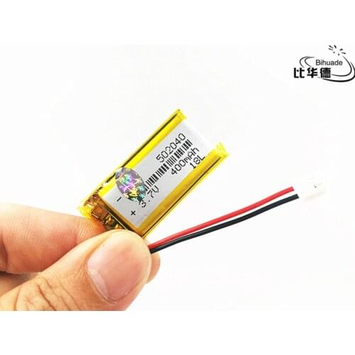 Liter energy battery JST 2.54mm 3.7V,400mAH 502040 Polymer lithium ion / Li-ion battery for tablet pc BANK,GPS,mp3,mp4