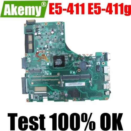 AKEMY DA0ZQMMB6H0 NBMLQ11009 NBMLQ110096 laptop motherboard For acer aspire E5-411 E5-411g Mainboard full works