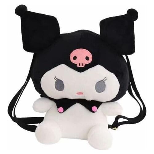 Actual Picture Kawaii Japanese Style Backpack Fashion White Pink Backpack Cute Anime Cartoon Plush Backpack Gifts for Girl