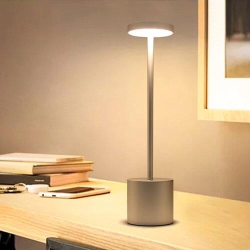 Cordless Touch Sensor Bar Table Lamps For Hotel Villa Art Deco Rechargeable Desk Lamp Suitable For Friends Lovers Parents