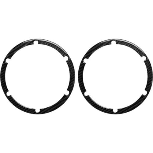 Fit for Nissan 350Z Carbon Fiber Rear Speaker Ring Decorative Sticker Accessories