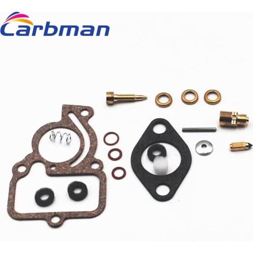 Carbman Carburetor Repair Kit For Farmall Cub Complete Tractor Motorcycle w/ Throttle Shaft Accessories Replacement Parts