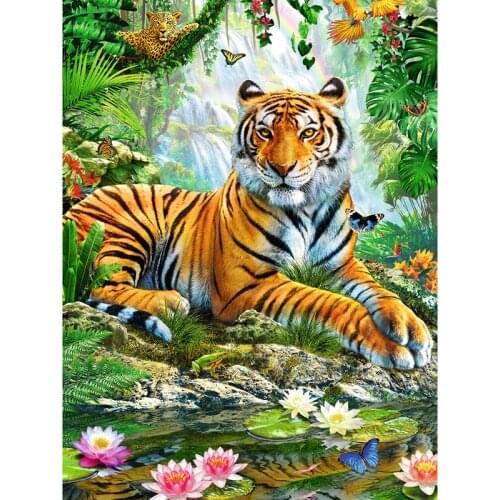 Tiger,diamond Mazayka,Home Decoration Diy Diamond Painting Cross Stitch Full Diamond Embroidery Square Diamond Mosaic Pictures