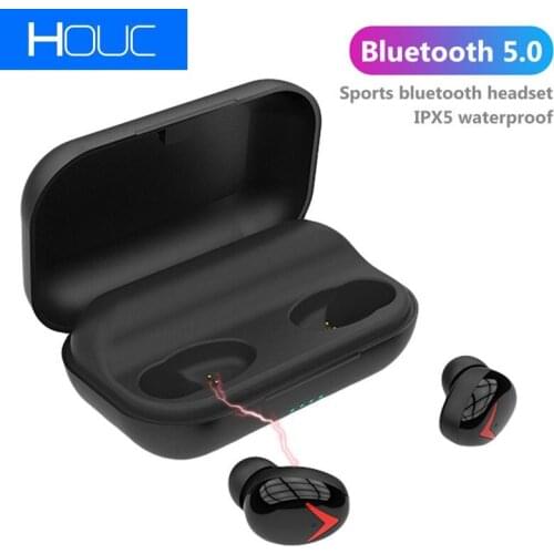 New A8 TWS Touch Bluetooth 5.0 Earbuds Wireless Earphones Waterproof HD 3D Stereo Headphones Noise Cancelling Headset